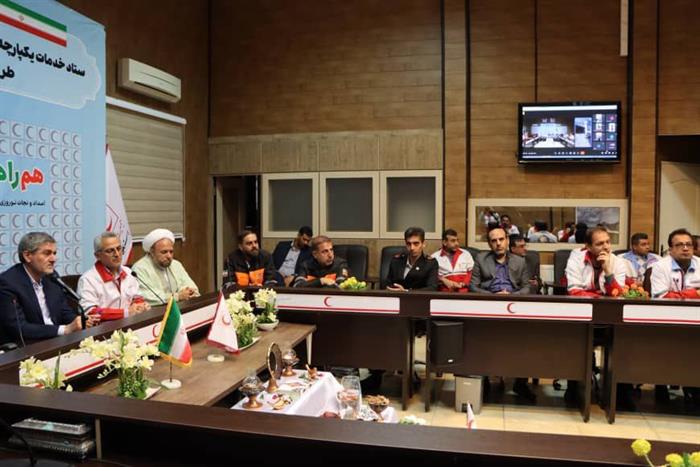 بازدید نوروزی استاندار فارس از جمعیت هلال احمر