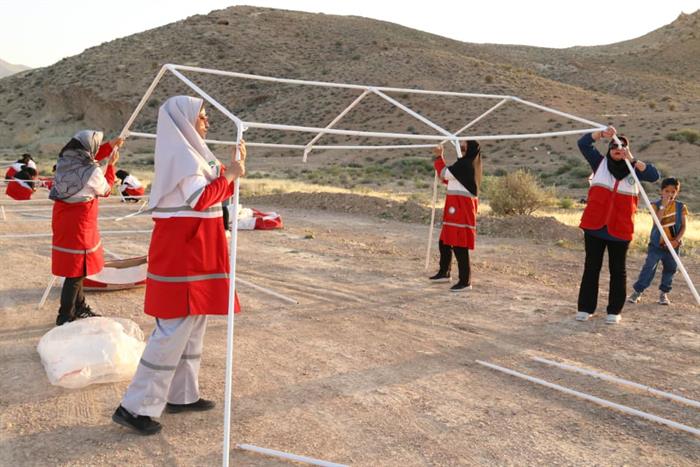 برگزاری مانور حادثه ترافیکی در شهرستان جهرم