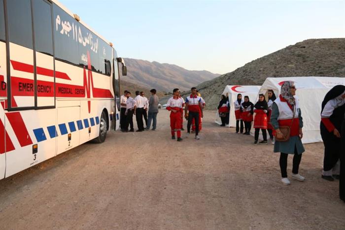 برگزاری مانور حادثه ترافیکی در شهرستان جهرم
