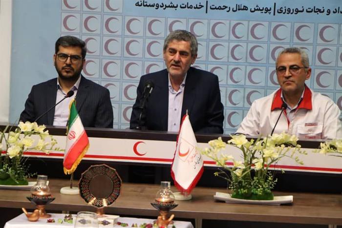 بازدید نوروزی استاندار فارس از جمعیت هلال احمر