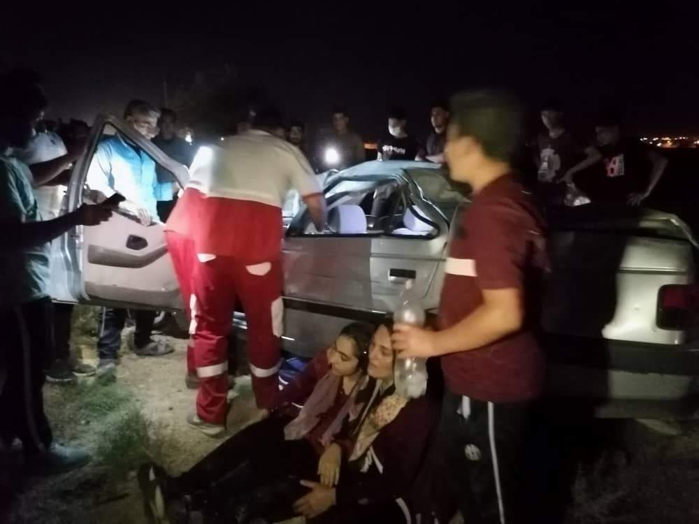 امدادرسانی نجاتگران جمعیت هلال احمر شیراز به دو حادثه