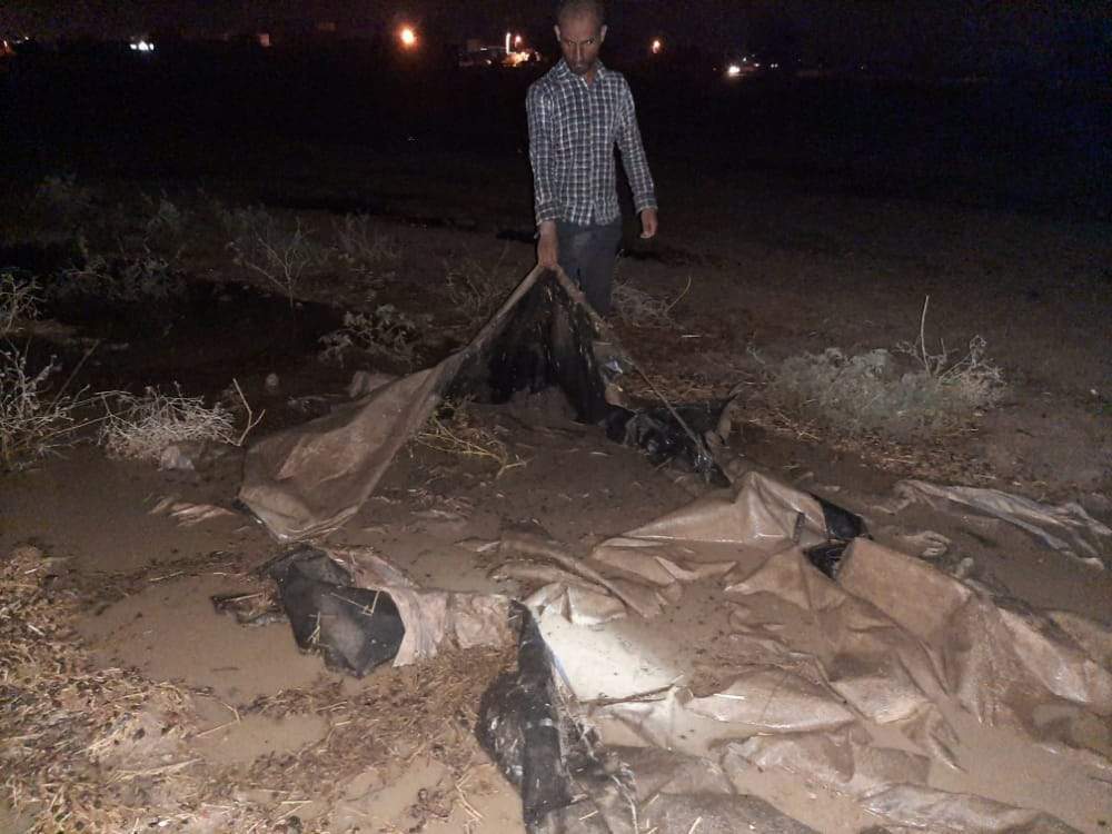 امدادرسانی جمعیت هلال احمر به سیل و آبگرفتگی شهرستان رستم
