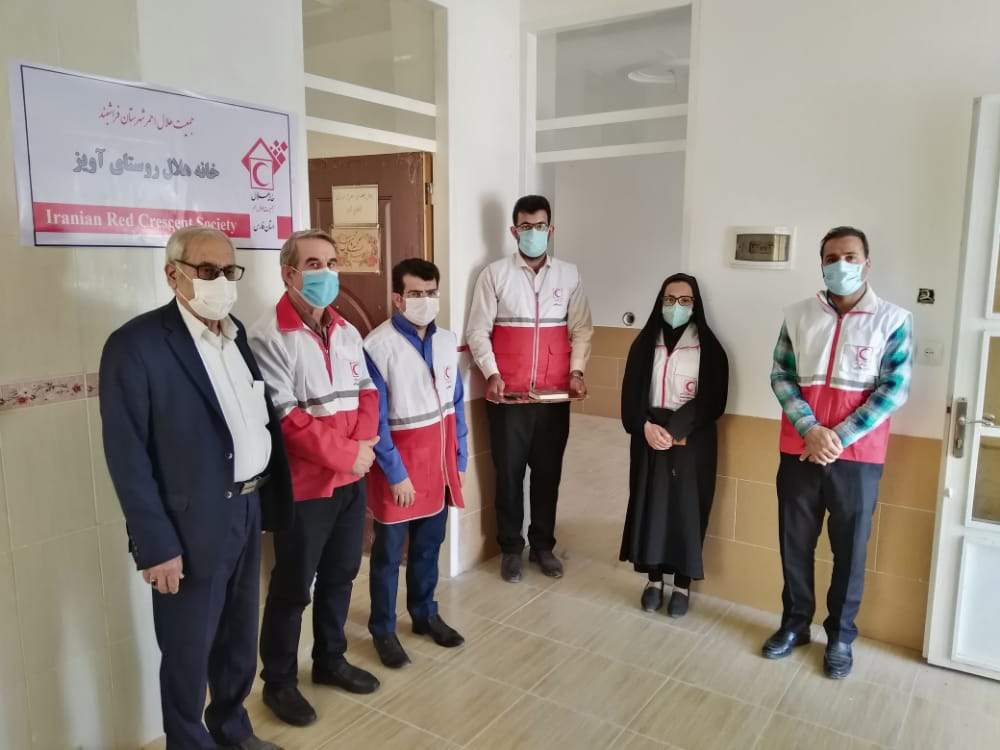 خانه هلال روستای آویز شهرستان فراشبند افتتاح شد