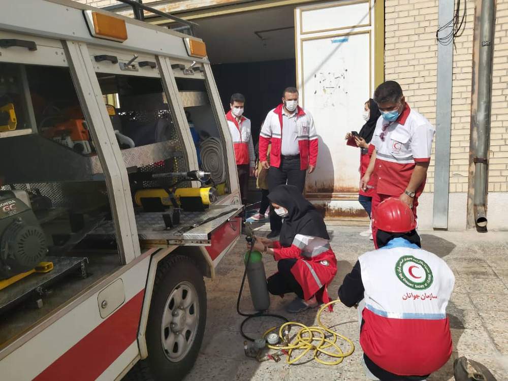 ⭕ خبر | آزمون مهارتی اعطاء و ارتقاء نجاتگران به میزبانی جمعیت هلال احمر کازرون