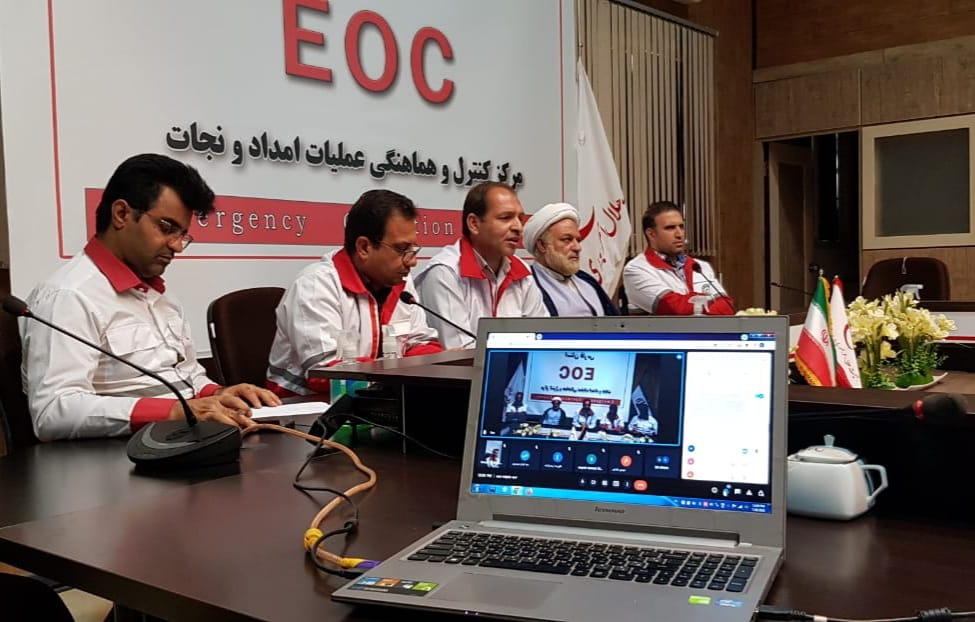 نشست تخصصی آماده باش جمعیت هلال احمر فارس با حضور مدیران ستادی، روئسا و مسولین امداد شعب سراسر استان
