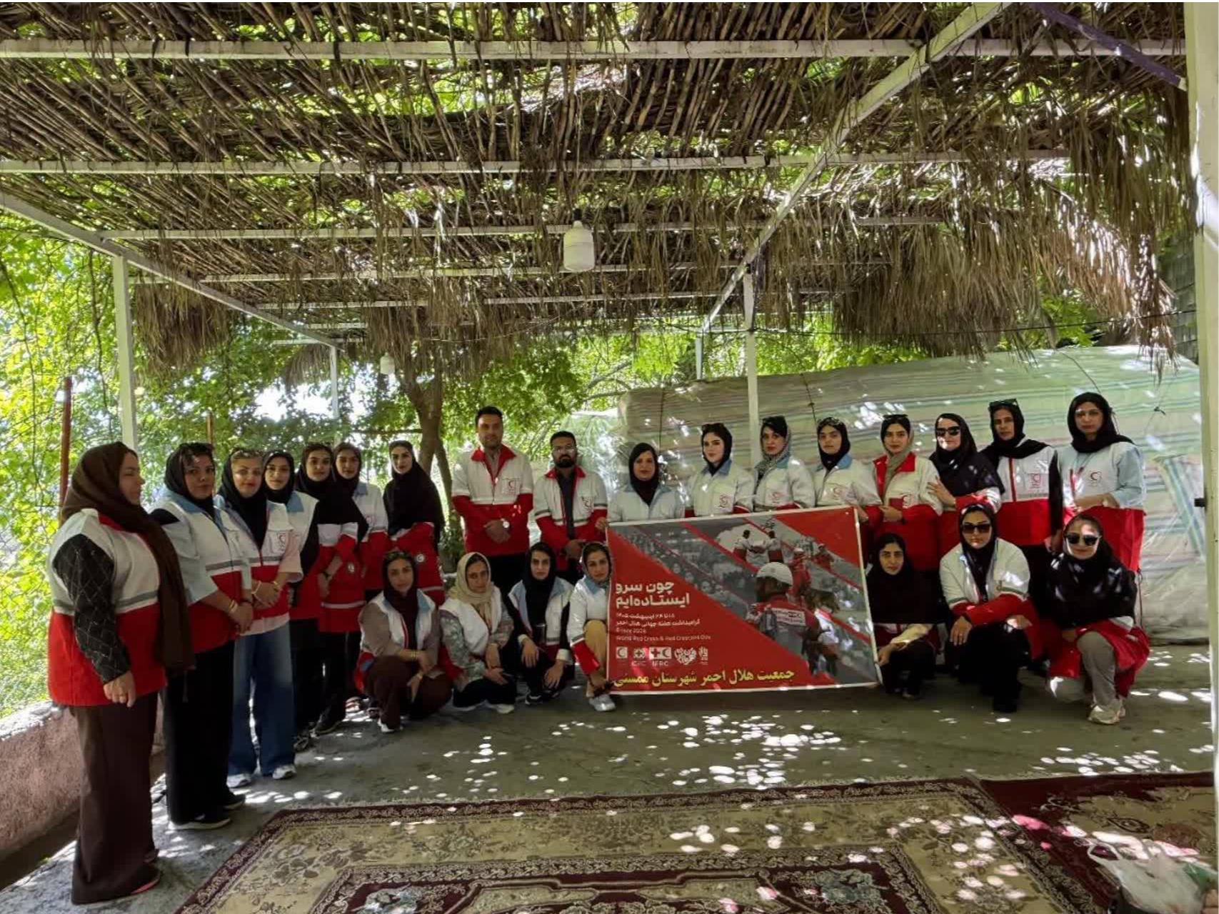 برگزاری اردوی یک‌روزه آموزشی تفریحی ویژه خواهران امدادگر در ممسنی