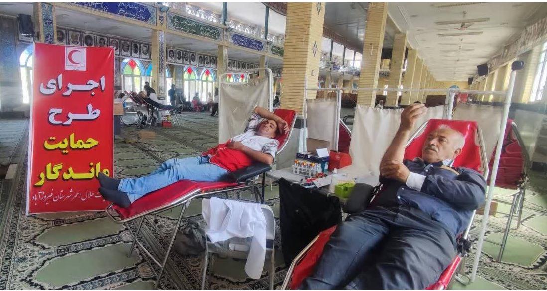 اهدا ۱۲۰ واحد خون سالم در شهرستان فیروزآباد